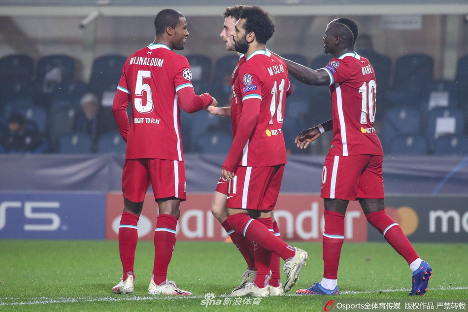 [欧冠]亚特兰大0-5利物浦 若塔帽子戏法