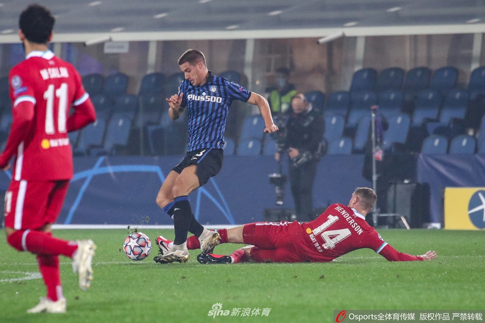 [欧冠]亚特兰大0-5利物浦 若塔帽子戏法