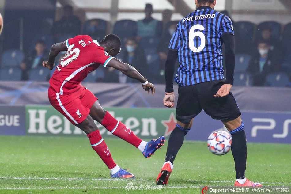 [欧冠]亚特兰大0-5利物浦 若塔帽子戏法