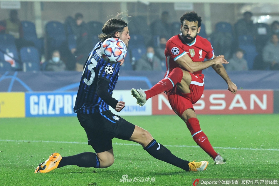 [欧冠]亚特兰大0-5利物浦 若塔帽子戏法