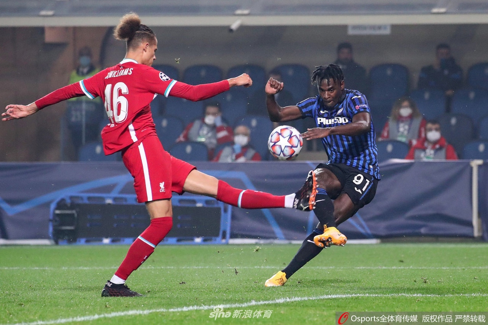 [欧冠]亚特兰大0-5利物浦 若塔帽子戏法