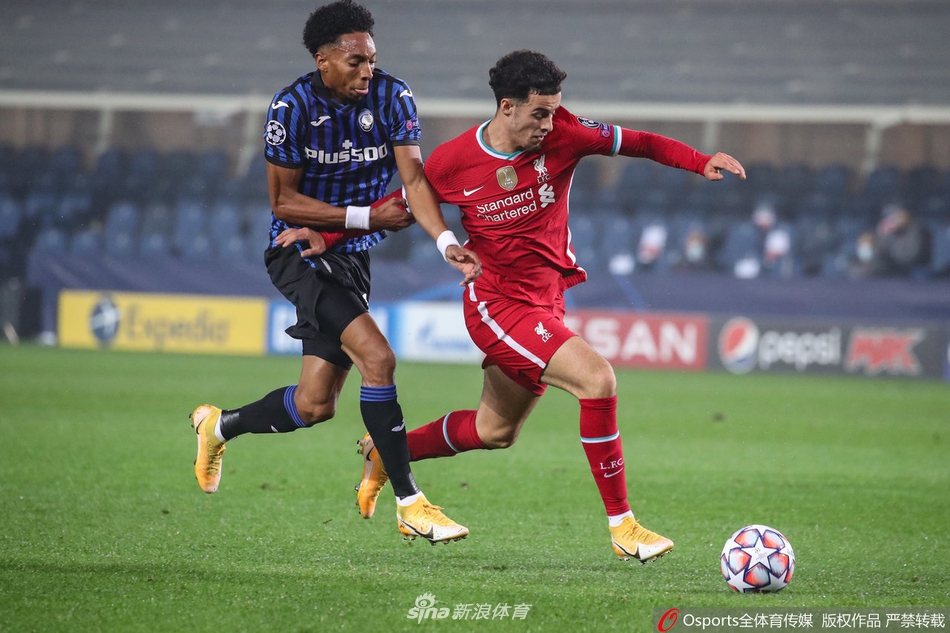 [欧冠]亚特兰大0-5利物浦 若塔帽子戏法