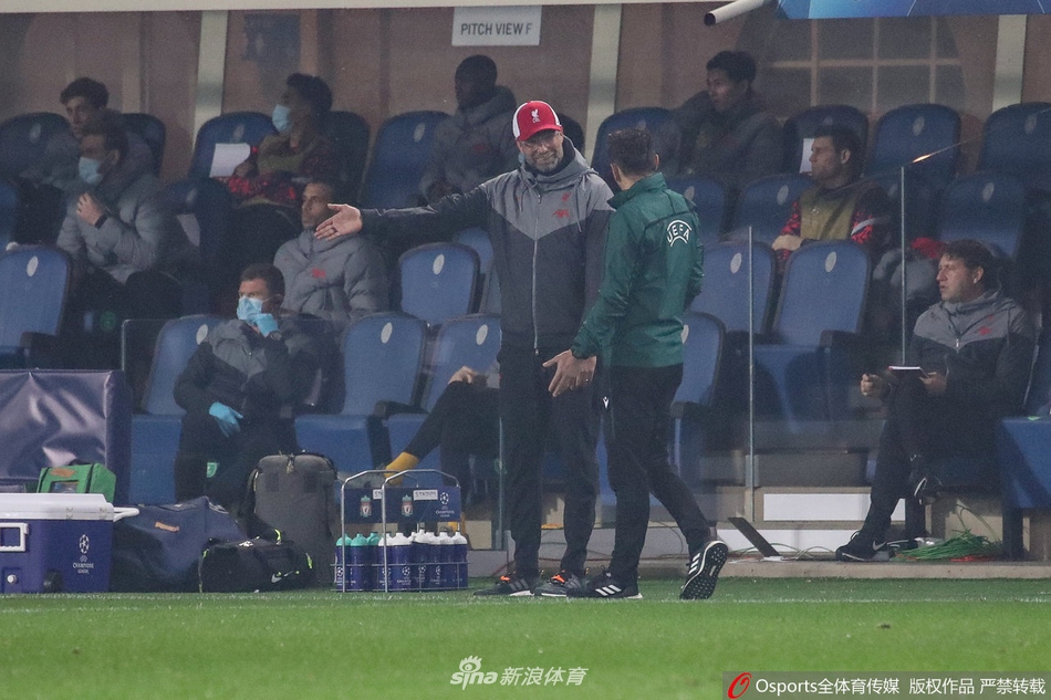 [欧冠]亚特兰大0-5利物浦 若塔帽子戏法