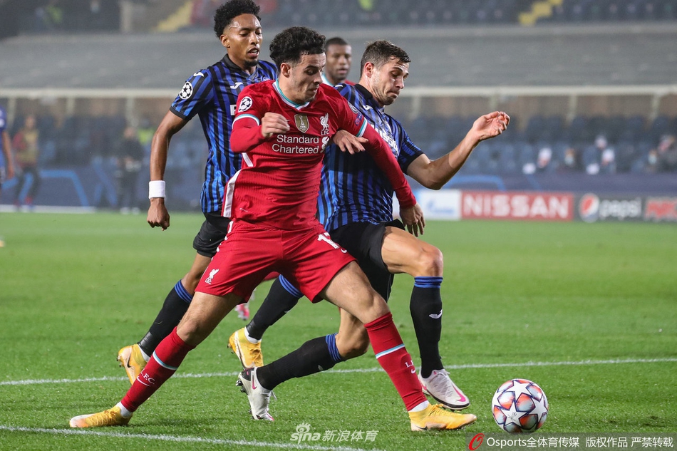 [欧冠]亚特兰大0-5利物浦 若塔帽子戏法