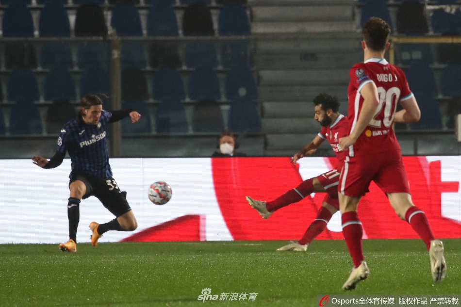 [欧冠]亚特兰大0-5利物浦 若塔帽子戏法