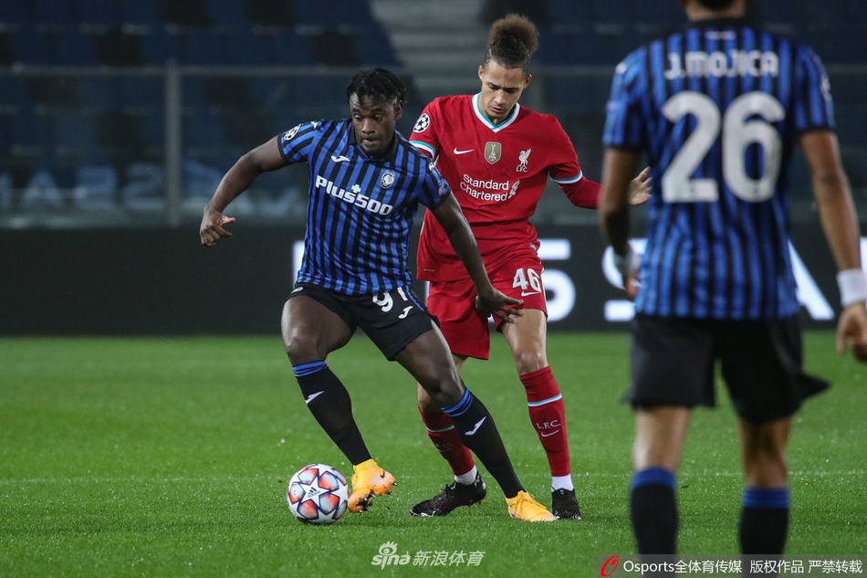 [欧冠]亚特兰大0-5利物浦 若塔帽子戏法