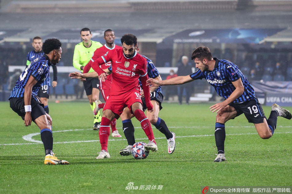 [欧冠]亚特兰大0-5利物浦 若塔帽子戏法