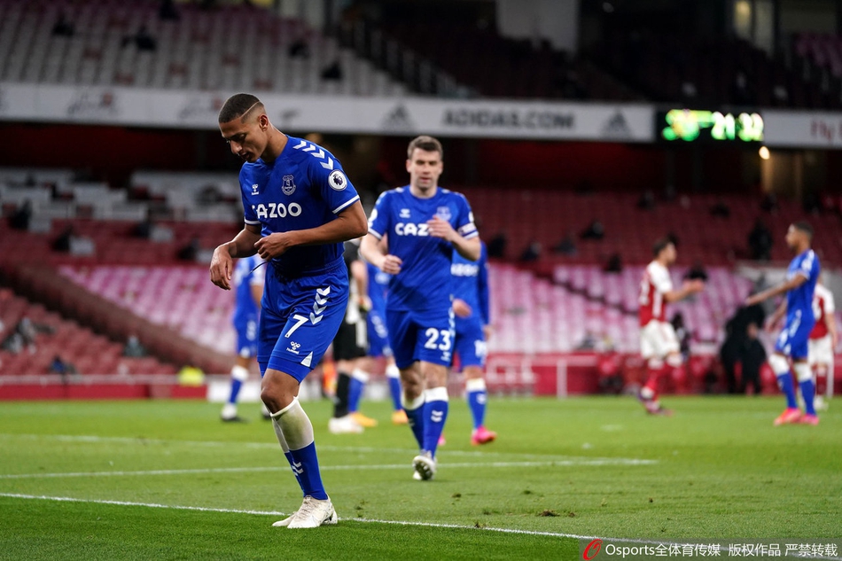 [英超]阿森纳0-1埃弗顿
