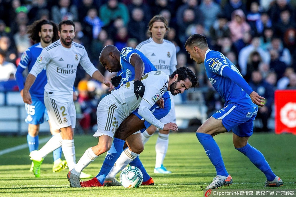 [西甲]赫塔菲0-3皇马