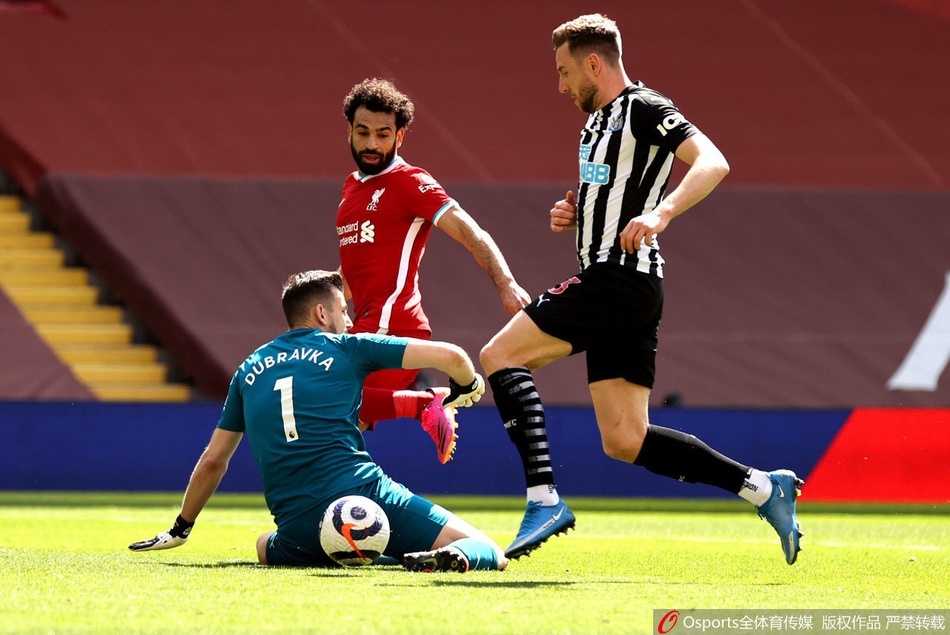 [英超]利物浦第95分钟被扳平 1-1平纽卡斯尔