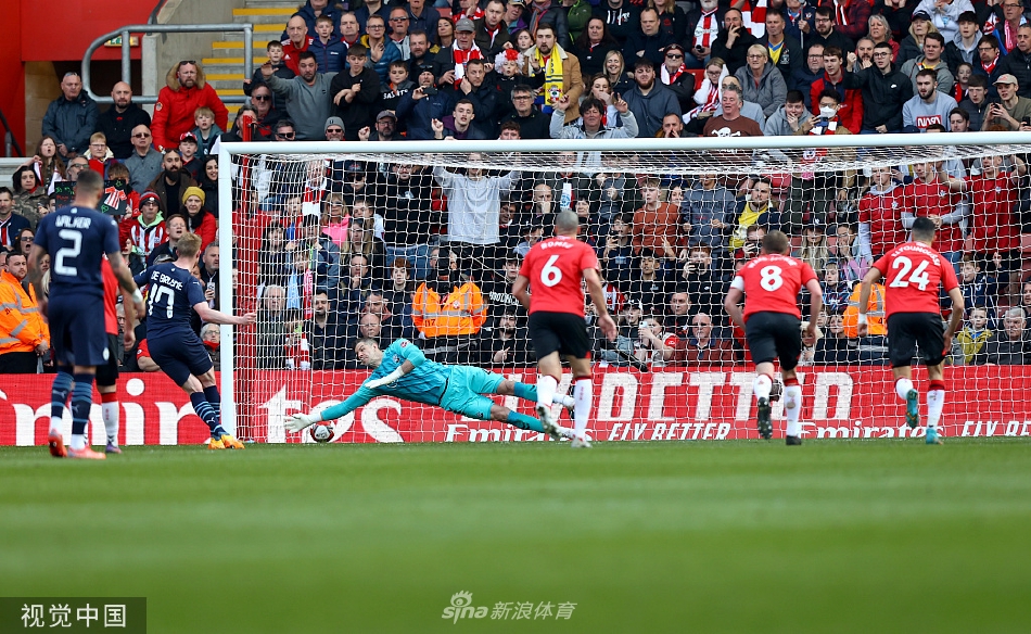 [足总杯]南安普顿1-4曼城 德布劳内破门
