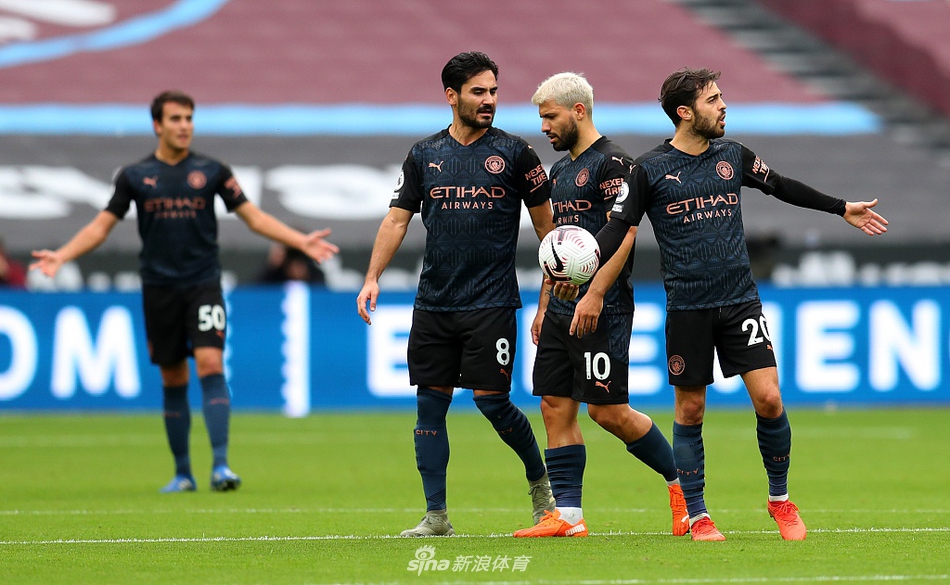 [英超]西汉姆1-1曼城