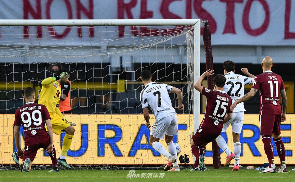 [意甲]都灵2-2尤文 C罗破门