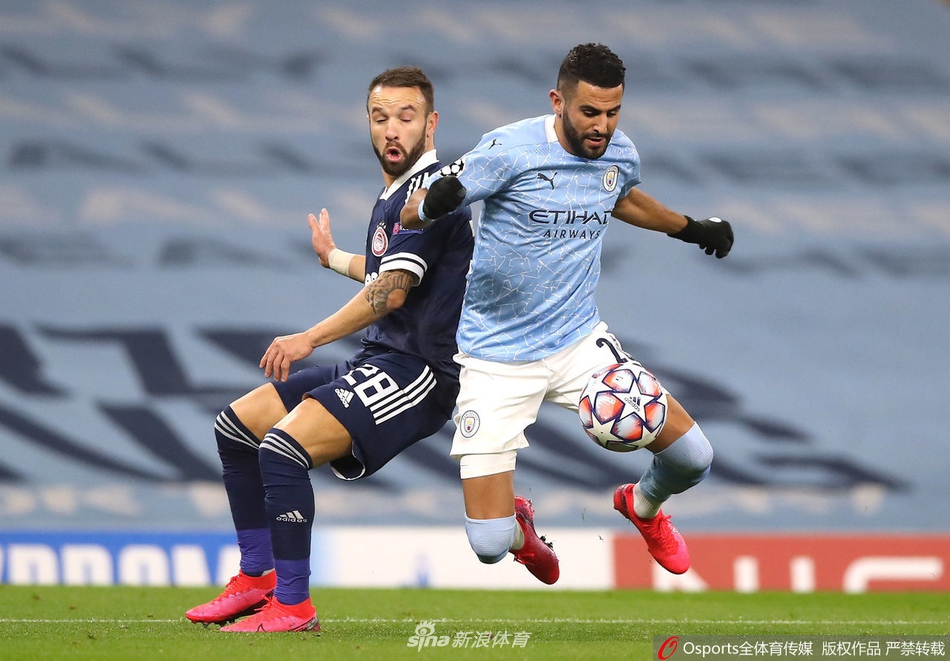 [欧冠]曼城3-0奥林匹亚科斯