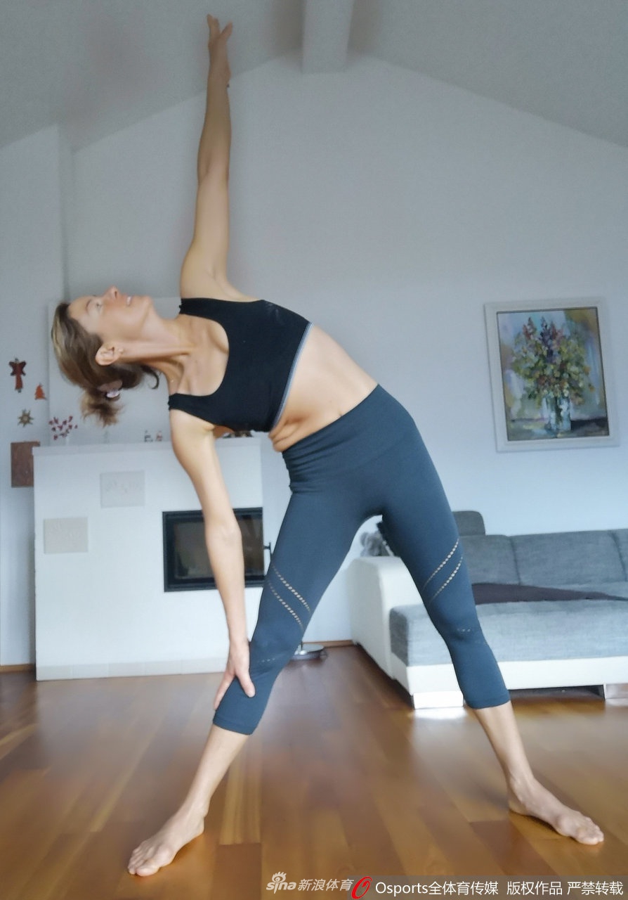 奥地利民众在家中云游泳