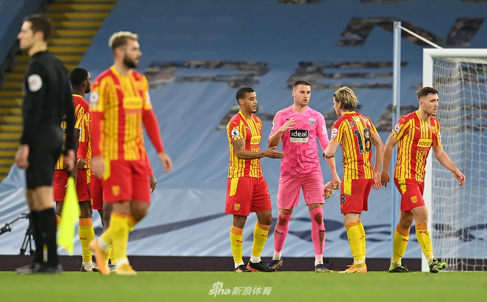 [英超]曼城1-1西布朗