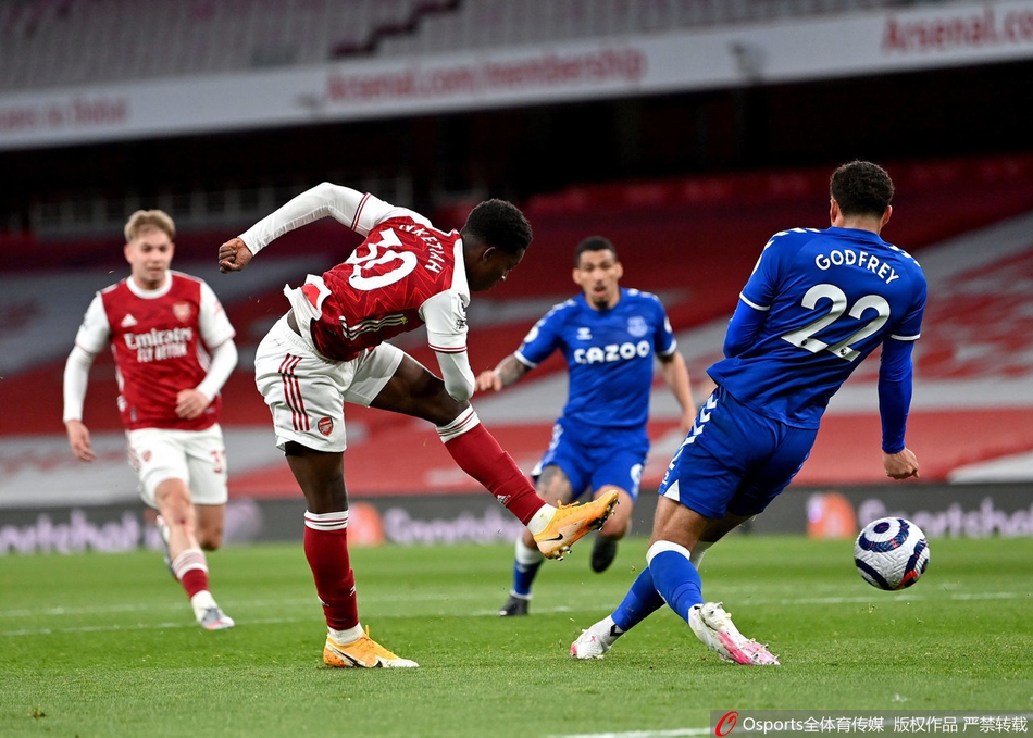 [英超]阿森纳0-1埃弗顿