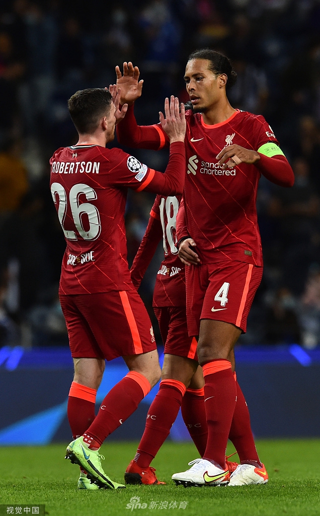 [欧冠]波尔图1-5利物浦 萨拉赫两球