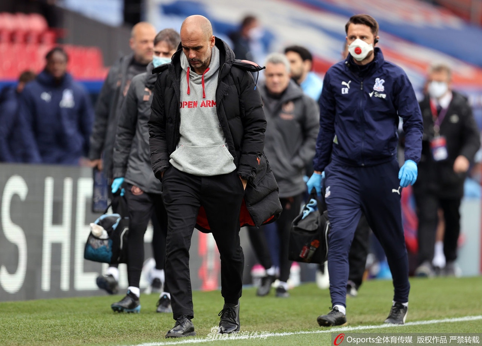 [英超]水晶宫0-2曼城 阿圭罗破门