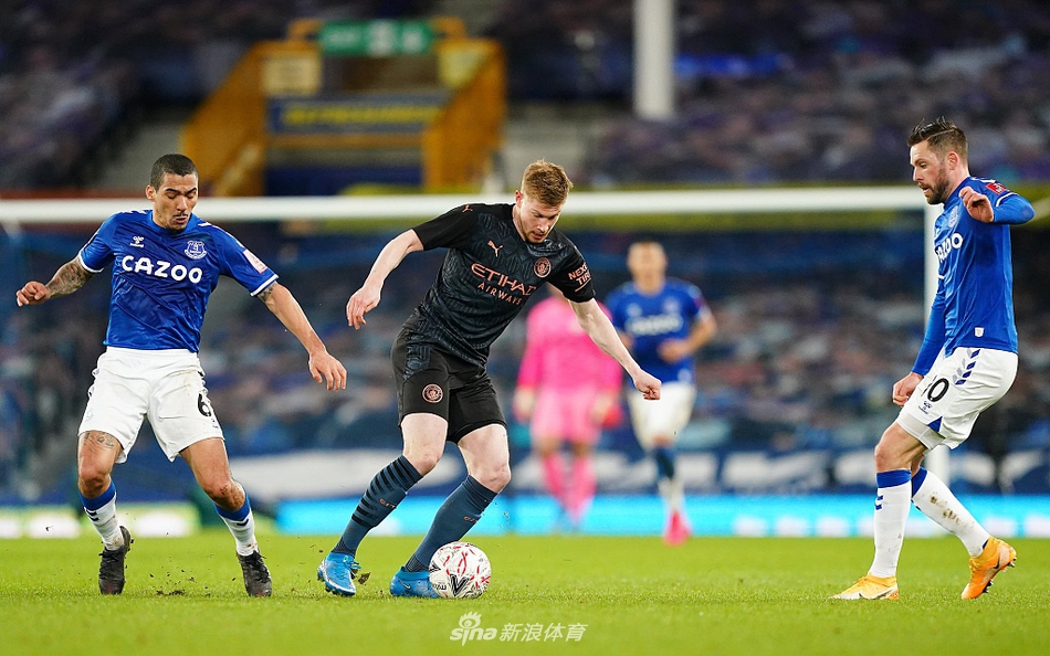 [足总杯]埃弗顿0-2曼城 德布劳内破门