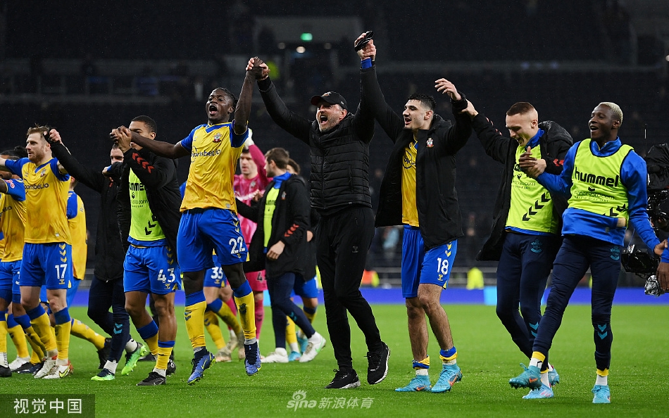 [英超]热刺2-3南安普顿 孙兴O进球