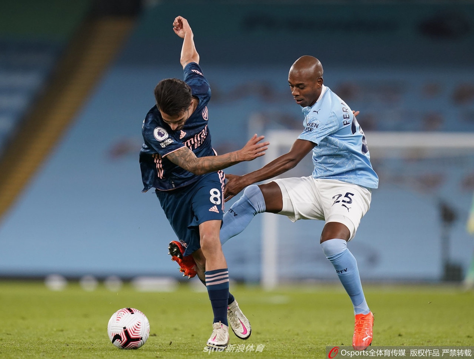 [英超]曼城1-0阿森纳