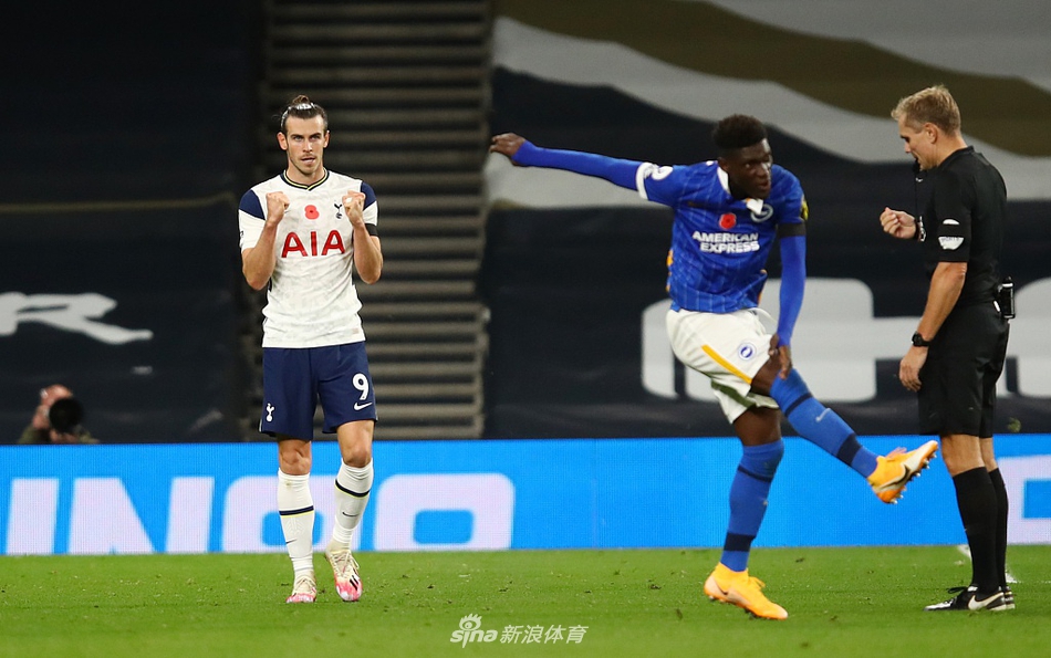 [英超]热刺2-1布莱顿 贝尔绝杀