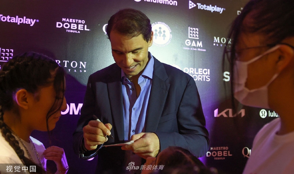 纳达尔领衔出席红毯活动