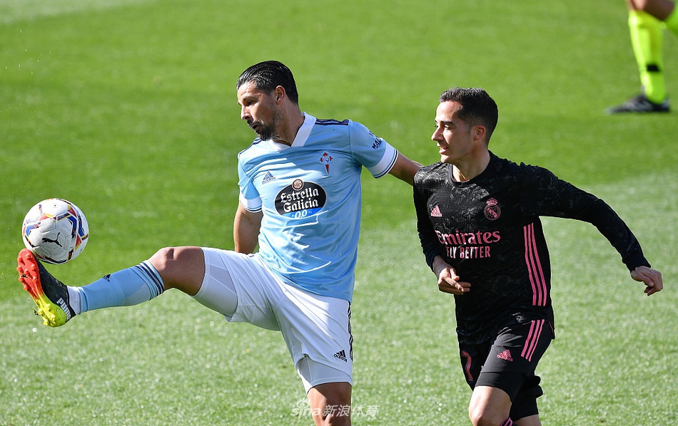 [西甲]塞尔塔1-3皇马 本泽马两射一传