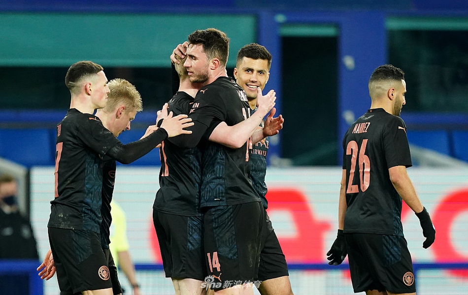 [足总杯]埃弗顿0-2曼城 德布劳内破门