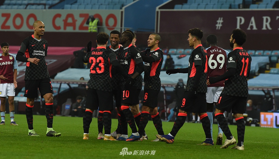 [足总杯]维拉1-4利物浦 马内两球