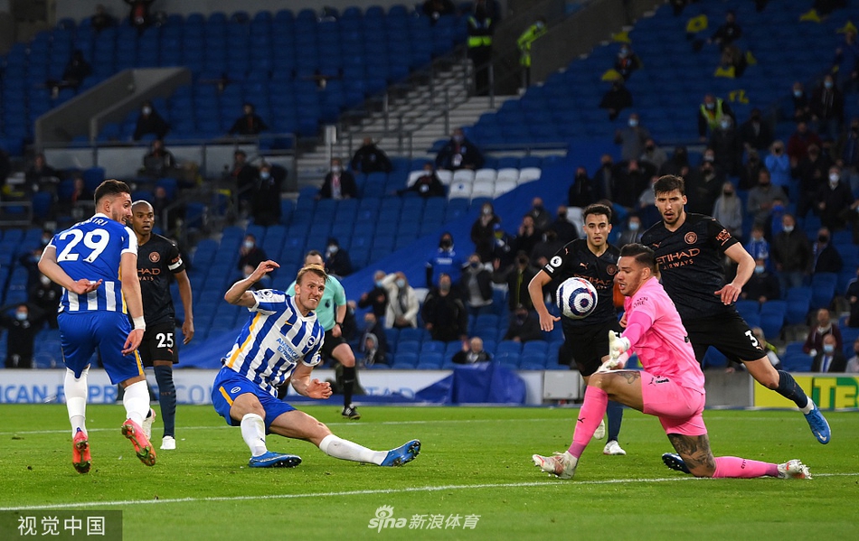 [英超]布莱顿3-2曼城 布莱顿大逆转