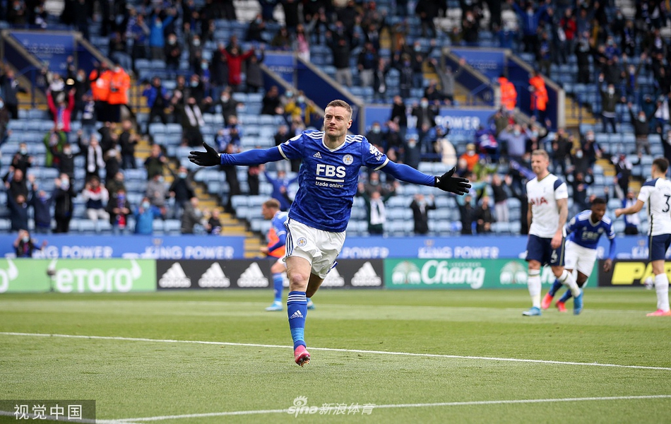 [英超]莱斯特2-4热刺 贝尔两球