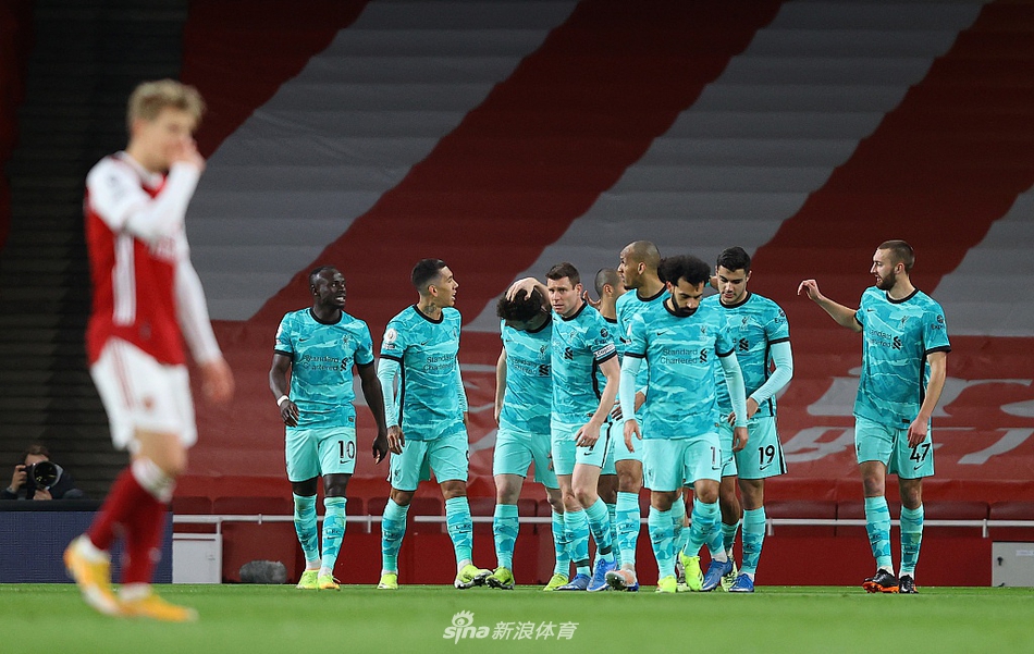 [英超]阿森纳0-3利物浦 若塔两球