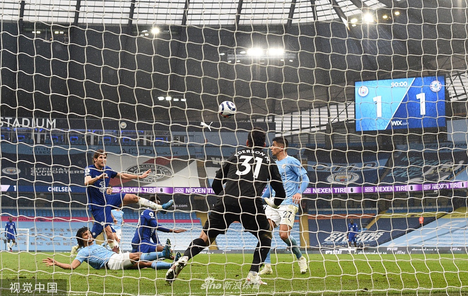 [英超]曼城1-2切尔西