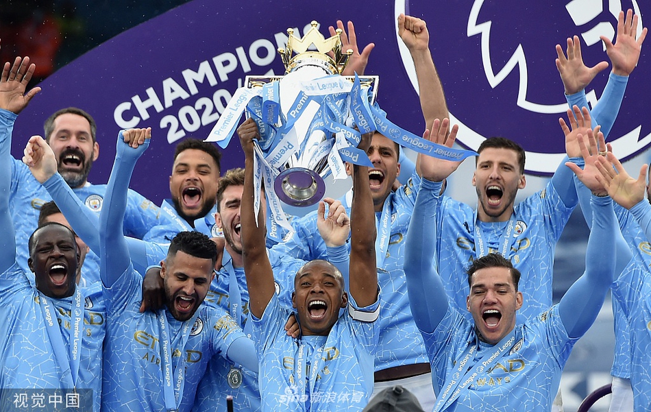 [英超]曼城5-0埃弗顿 阿圭罗两球