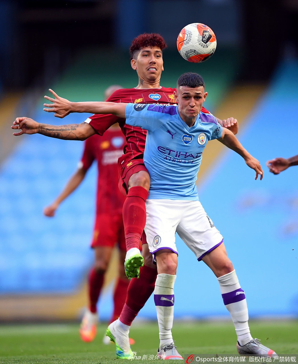 [英超]曼城4-0利物浦