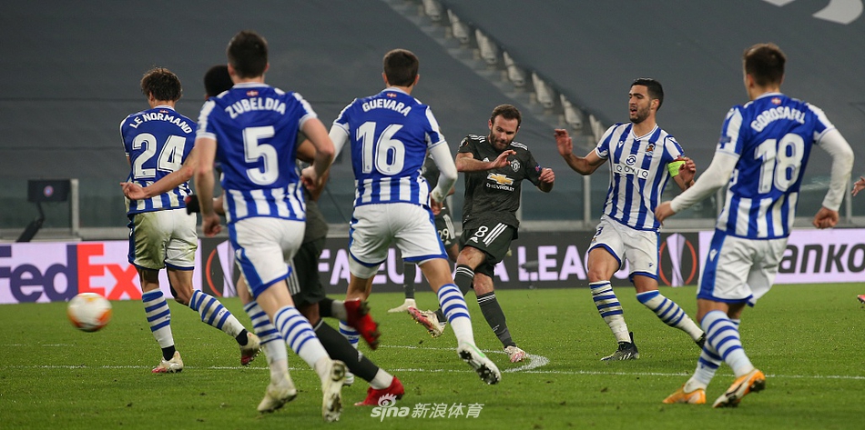 [欧联杯]皇家社会0-4曼联 B费两球