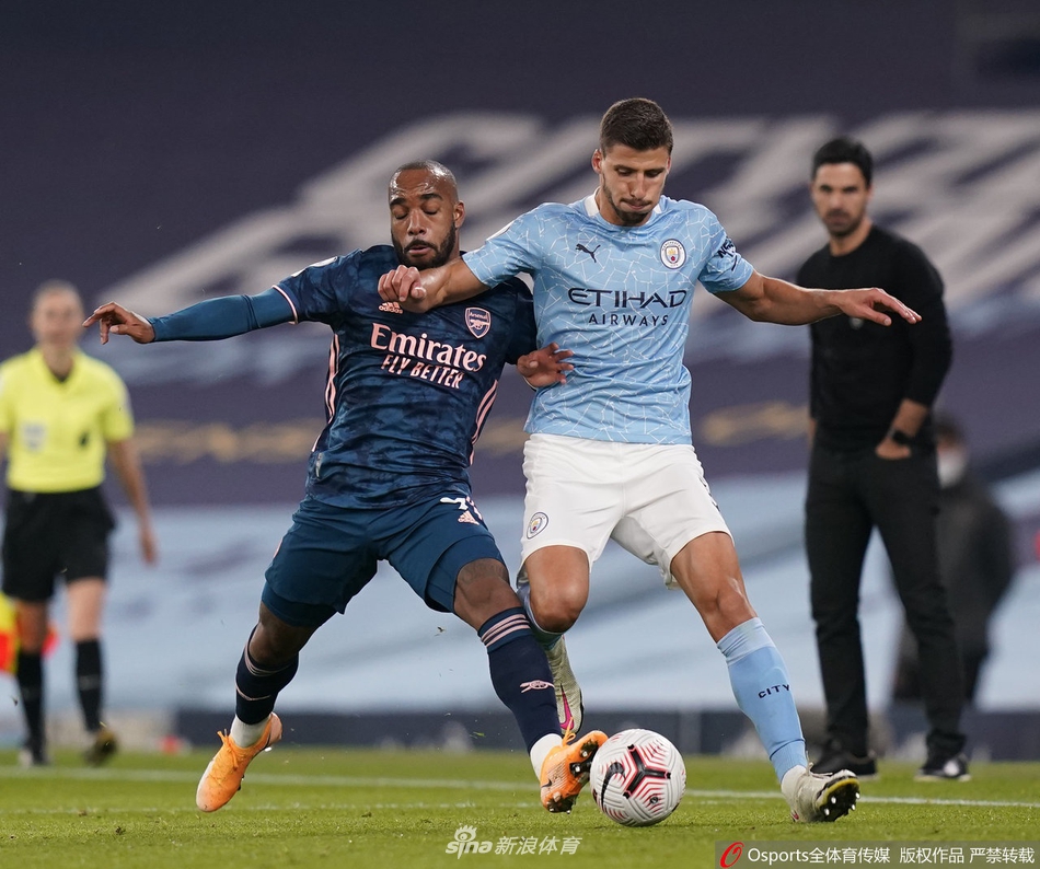 [英超]曼城1-0阿森纳