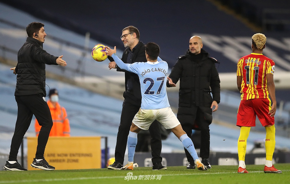 [英超]曼城1-1西布朗