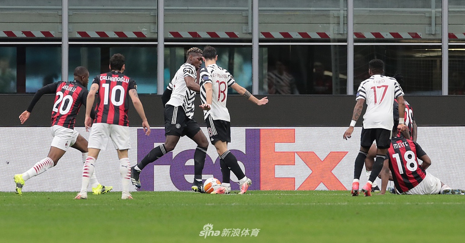 [欧联杯]AC米兰0-1曼联