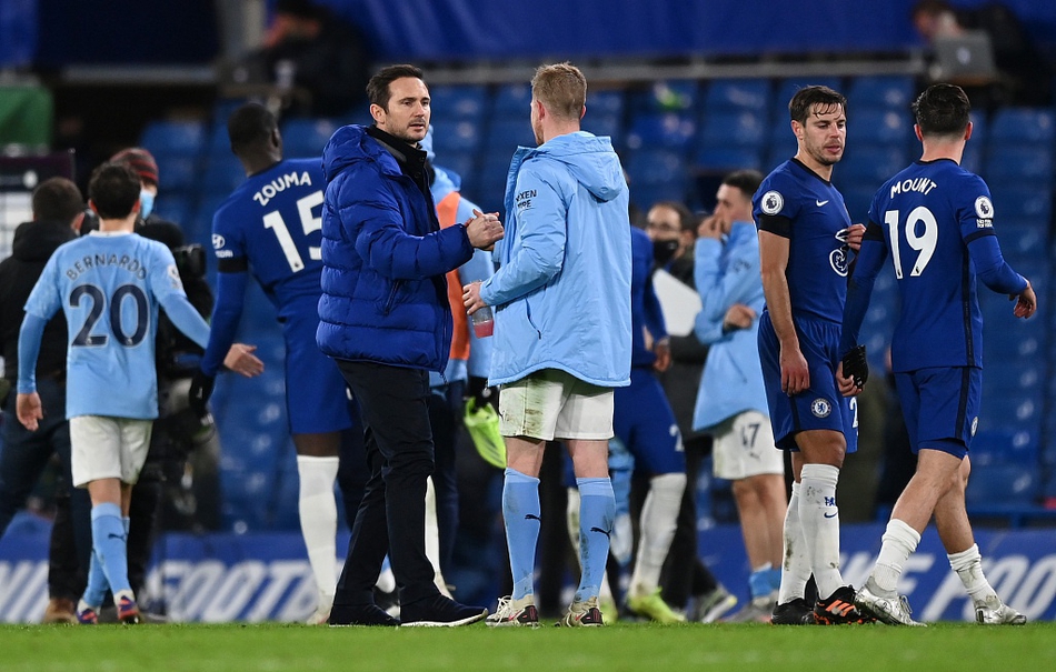 [英超]切尔西1-3曼城 德布劳内传射