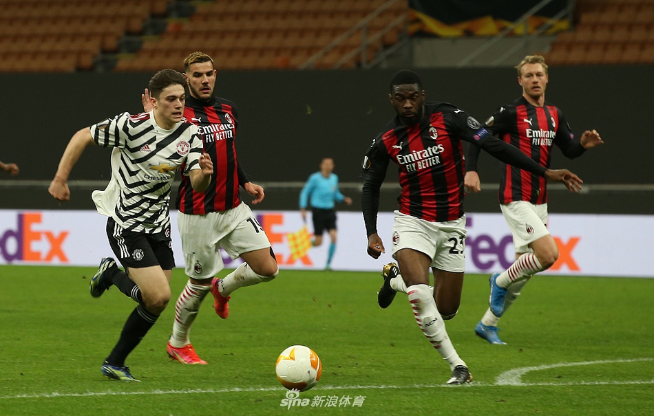 [欧联杯]AC米兰0-1曼联