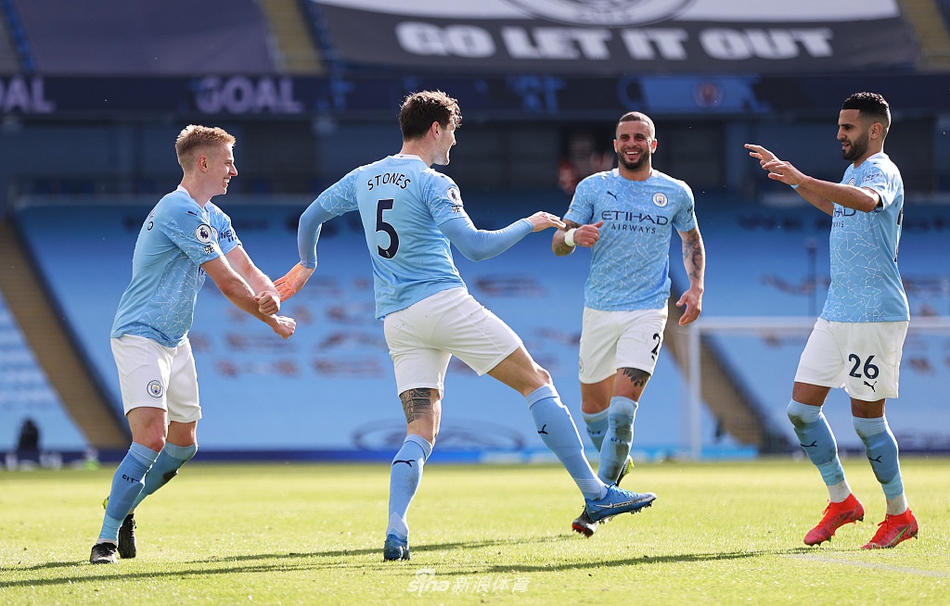 [英超]曼城2-1西汉姆 豪取20连胜