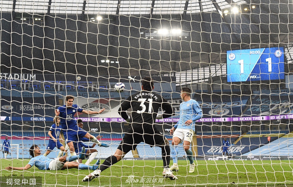 [英超]曼城1-2切尔西