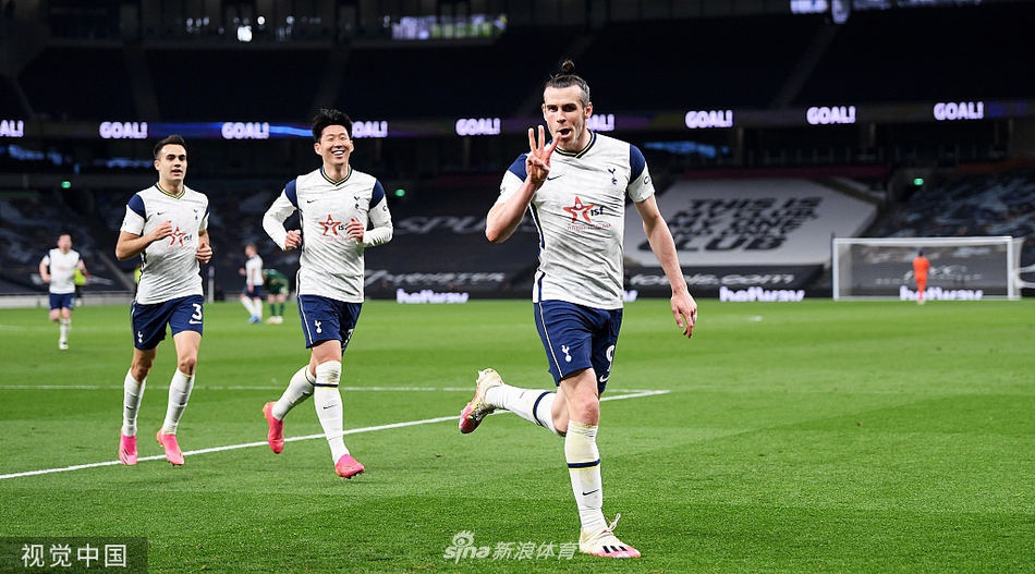 [英超]热刺4-0谢联 贝尔帽子戏法