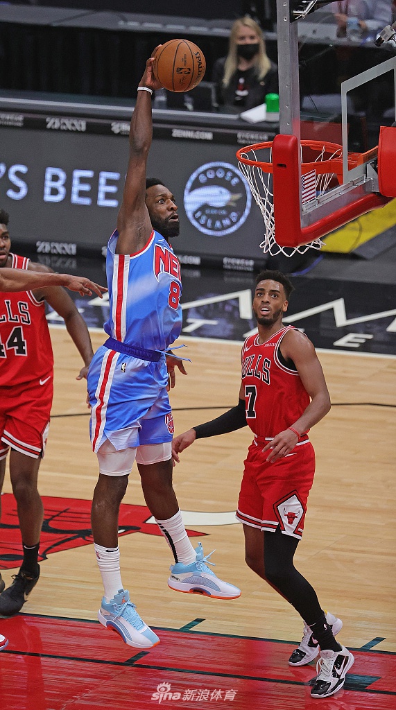 [NBA常规赛]篮网107-115公牛