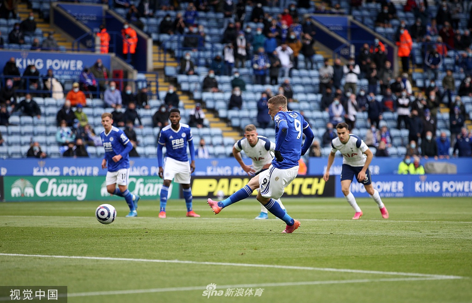 [英超]莱斯特2-4热刺 贝尔两球