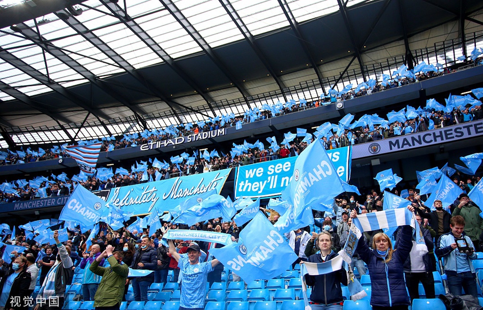 [英超]曼城5-0埃弗顿 阿圭罗两球