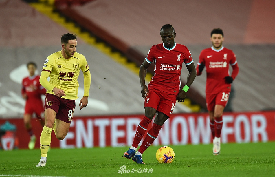 [英超]利物浦0-1伯恩利 68场不败终结